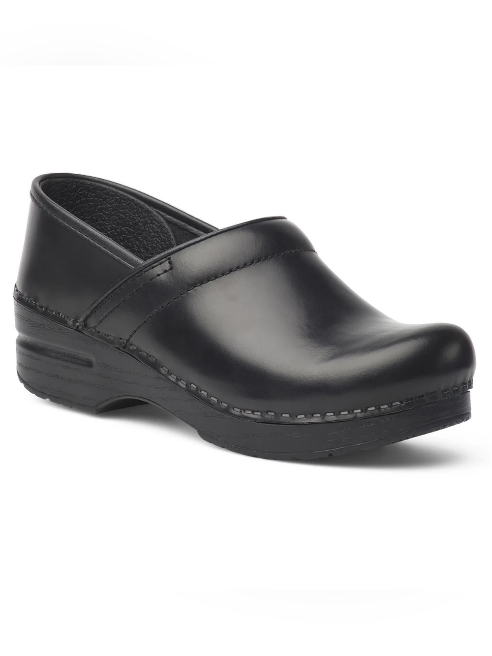 Dansko | Women’s Black Leather Slip-On Professional Clogs Shoes Euro 39 US 8.5-9